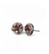 12mm Faux Druzy Stud Earrings