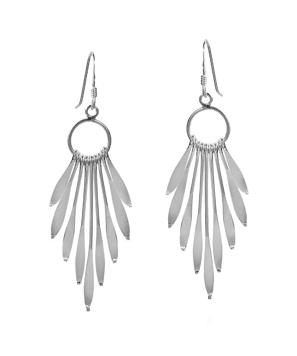 Sparkling Sticks Chandelier Sterling Earrings