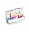 Floating Hamsters Colorful Lockets Neonblond