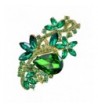 SANWOOD Waterdrop Rhinestone Crystal Breastpin