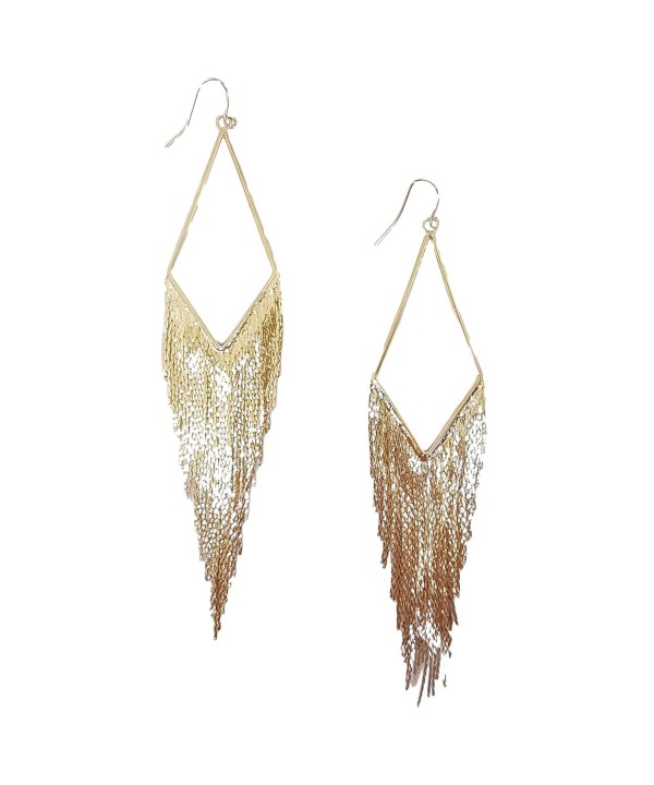 Mina Cascading Fringe Shoulder Earring