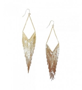 Mina Cascading Fringe Shoulder Earring