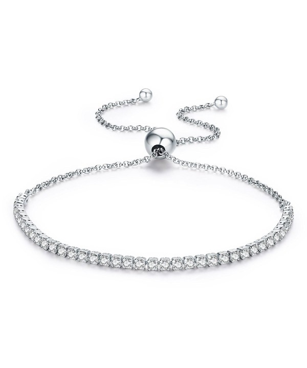 Bracelets Sterling Zirconia Mothers Wedding