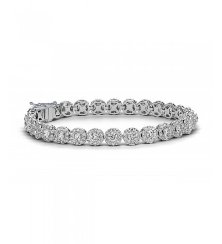 NYC Sterling Floral Design Bracelet