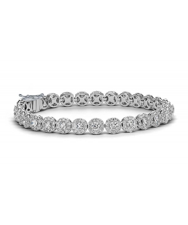 NYC Sterling Floral Design Bracelet