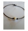 Seasidepearls30A Genuine Leather Necklace Choker