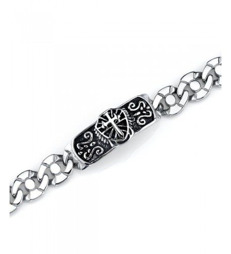 Style Stainless Steel Shield Bracelet