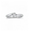 Sterling Silver Diamond Promise 0 07ct