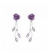 Glamorousky Earrings Austrian Crystals Crystal