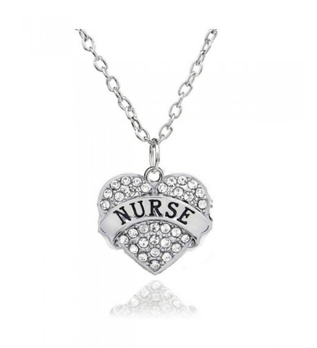 Nurse Charm Necklace Adorable Hearts