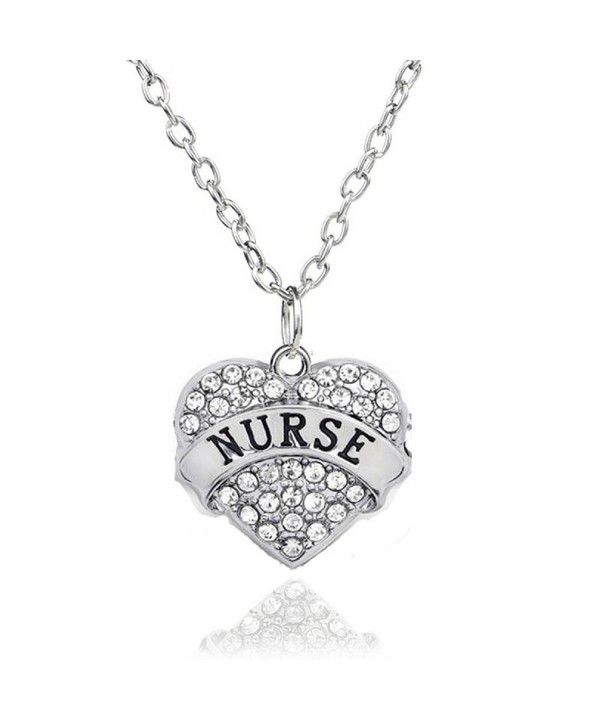 Nurse Charm Necklace Adorable Hearts