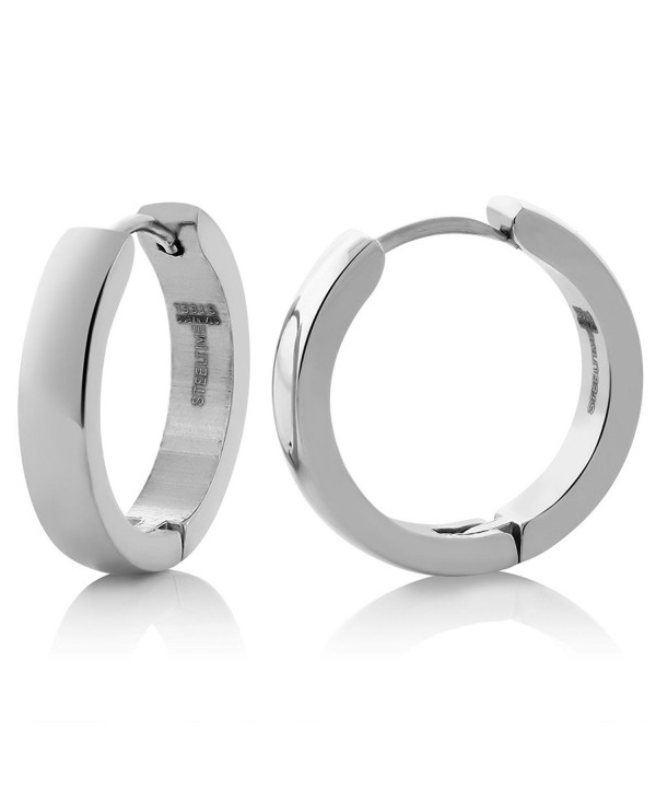 Stainless Steel Huggies Earrings Diameter