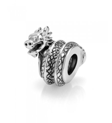 Sterling Silver Dragon Bead Charm