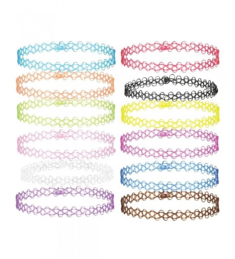 Eschone Rainbow Stretch Elastic Necklace