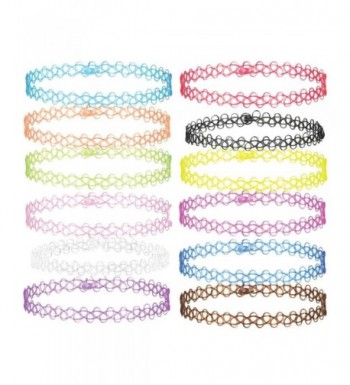 Eschone Rainbow Stretch Elastic Necklace