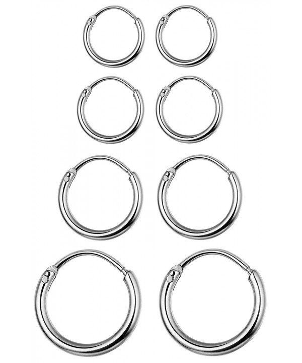 LOYALLOOK Stainless Endless Earrings 10 20MM