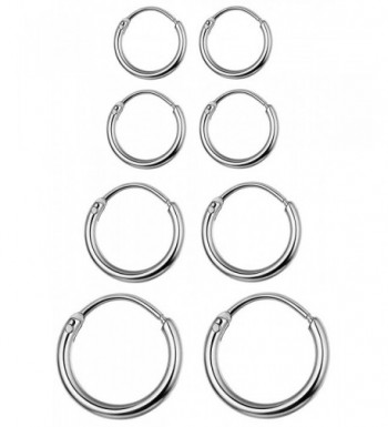 LOYALLOOK Stainless Endless Earrings 10 20MM