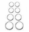LOYALLOOK Stainless Endless Earrings 10 20MM