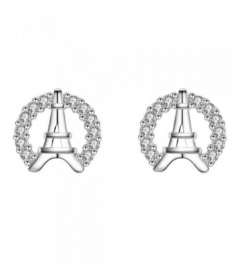 Silver Plated zirconia Shining Earrings