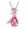 FAPPAC Necklace Enriched Swarovski Crystals