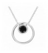 Sterling Silver Double Circle Pendant