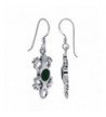 Gem Avenue Sterling Malachite Earrings