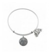 Sister In Law Charm Bangle Silvertone Finish