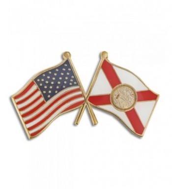 PinMarts Florida Crossed Friendship Enamel