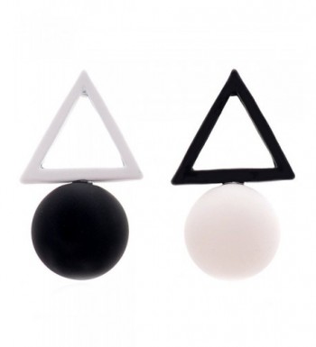 MISSUSO Geometric Different Earrings black white