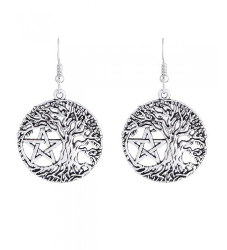 Yggdrasil Pentacle Pentagram Portugal Earrings