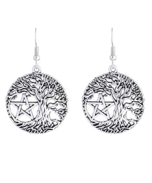 Yggdrasil Pentacle Pentagram Portugal Earrings