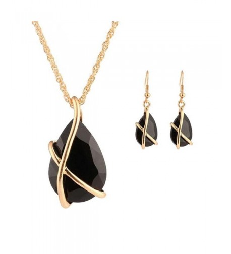 Pretty Women Necklace Pendant Earrings