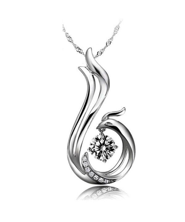 Latigerf Phoenix Necklace Sterling Austrian