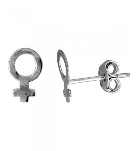 Tiny Sterling Silver Female Earrings