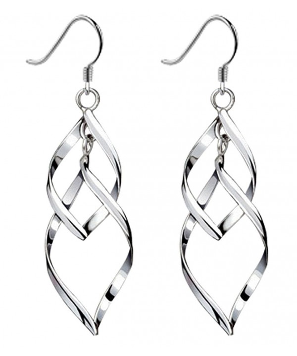 Bassion Womens Classic Double Earrings