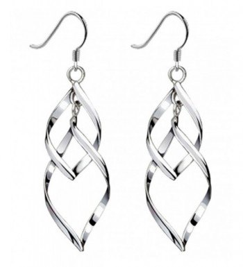 Bassion Womens Classic Double Earrings