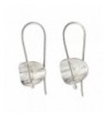 NOVICA Brushed Sterling Earrings Minimalism