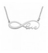 inf01L Sterling Silver Infinity Necklace