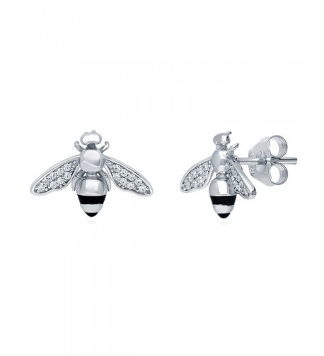 BERRICLE Sterling Earrings Swarovski Zirconia