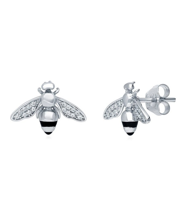 BERRICLE Sterling Earrings Swarovski Zirconia