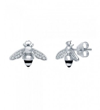 BERRICLE Sterling Earrings Swarovski Zirconia