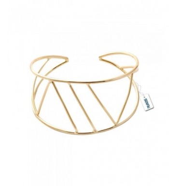 SENFAI Geometric Bangles Statement Bracelets