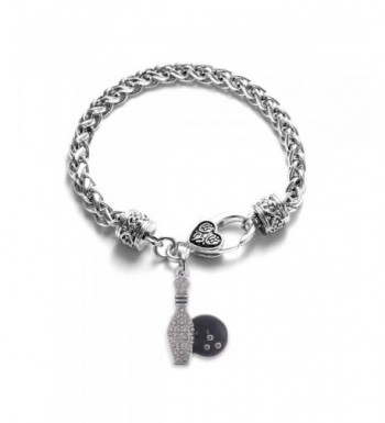 Inspired Silver Bowling Lobster Bracelet