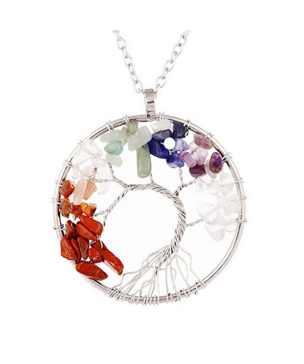 Pendant Necklace Gemstone Jewelry Mothers