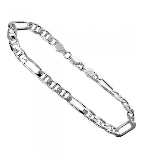 Sterling Silver Figarucci Bracelet Beveled