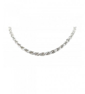 Solid Sterling Silver Diamond Chain