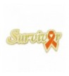 PinMarts Orange Awareness Ribbon Survivor