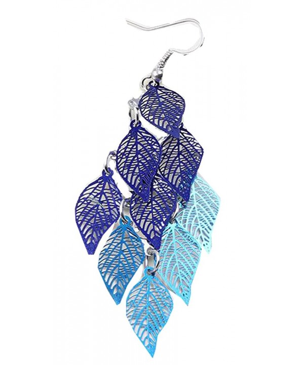 SunIfSnow Filigree Tassel Teardrop Earrings