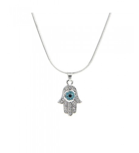 Meiligo Fashion Necklace Rhinestone Protective