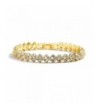 Mariell Plated Wedding Bridal Bracelet